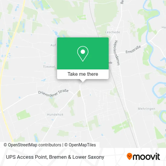 Ups Access Point map