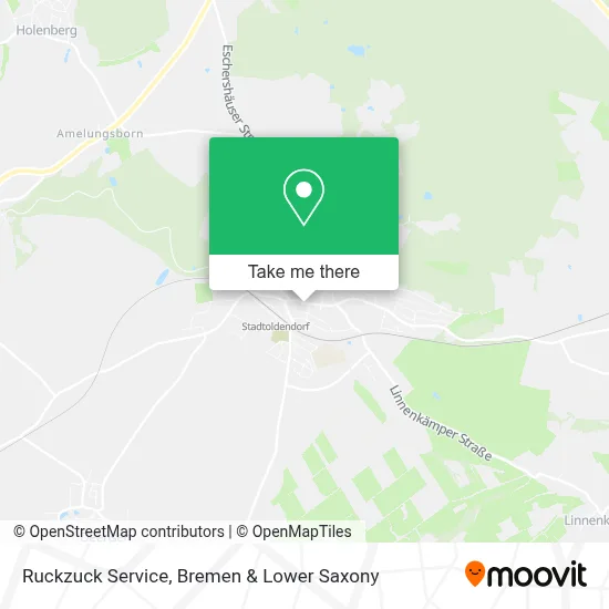 Ruckzuck Service map