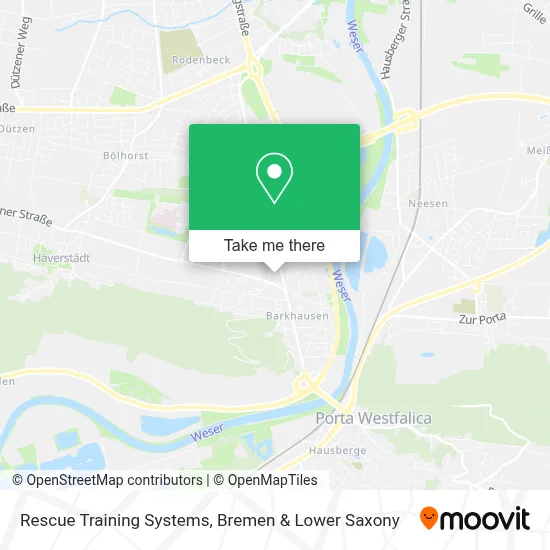 Rescue Training Systems map