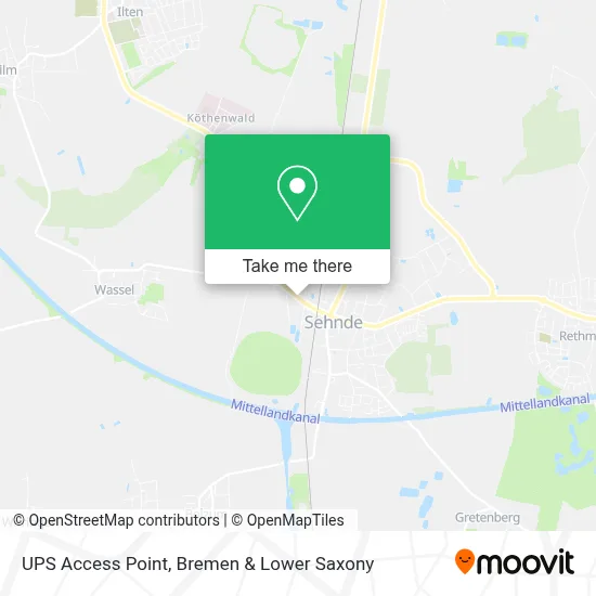 Ups Access Point map