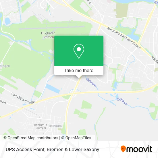 Ups Access Point map
