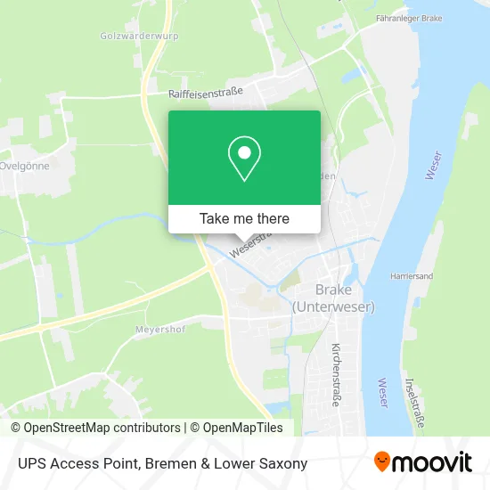 Ups Access Point map