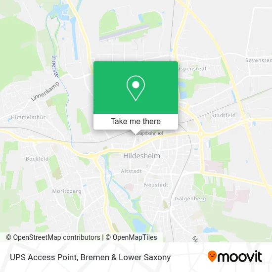 Ups Access Point map
