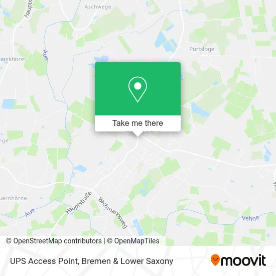 Ups Access Point map