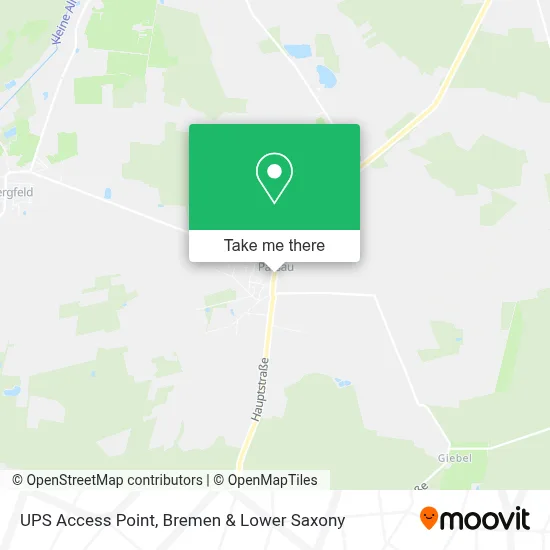 Ups Access Point map