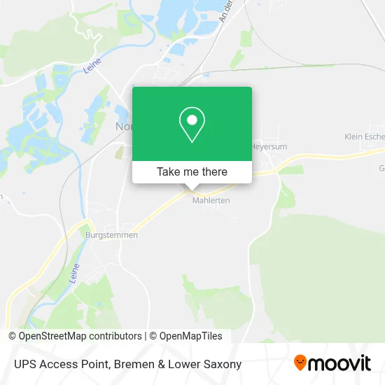 Ups Access Point map