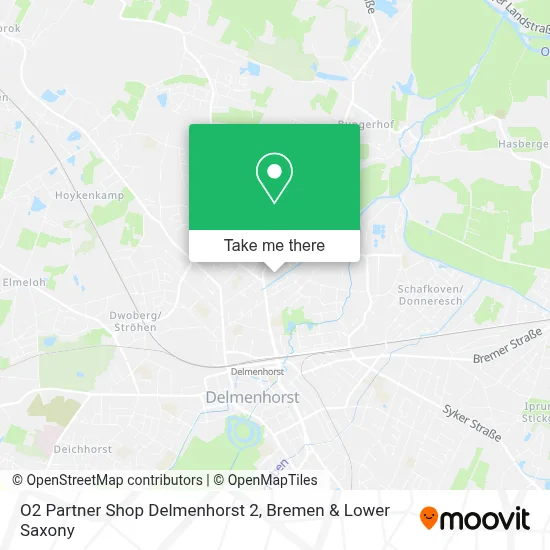 O2 Partner Shop Delmenhorst 2 map