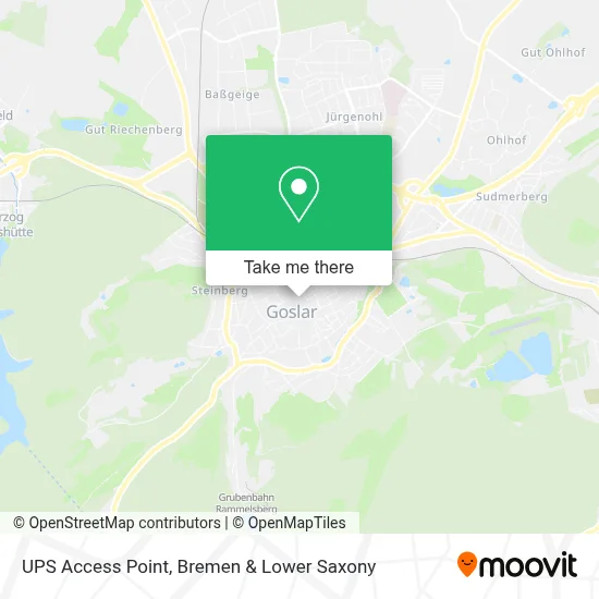 Ups Access Point map