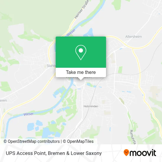 Ups Access Point map