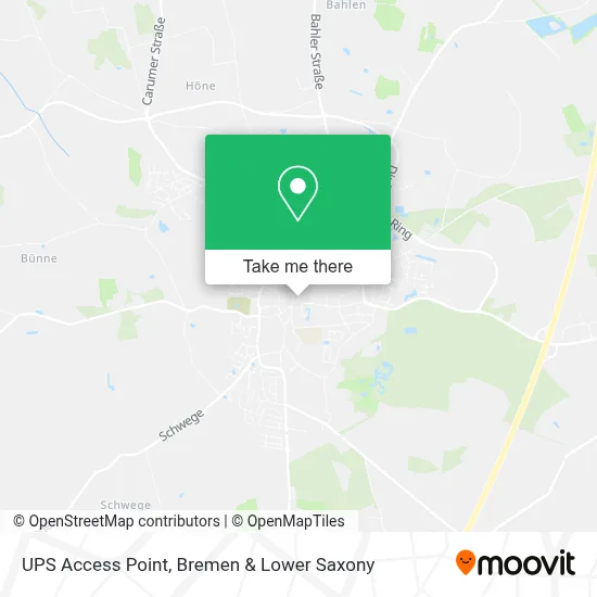 Ups Access Point map