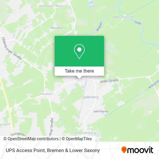 Ups Access Point map