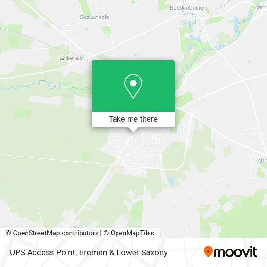 Ups Access Point map
