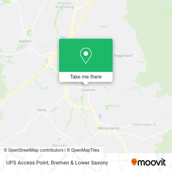 Ups Access Point map