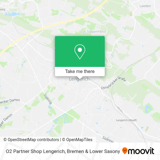 O2 Partner Shop Lengerich map