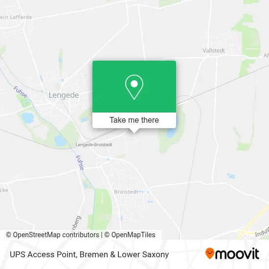 Ups Access Point map