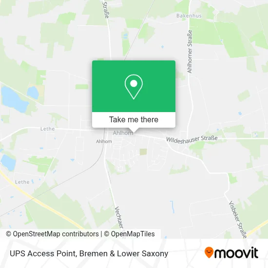 Ups Access Point map