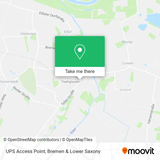 Ups Access Point map