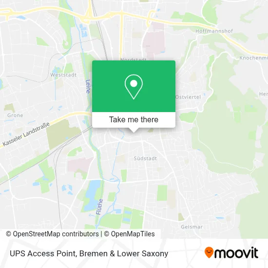 Ups Access Point map