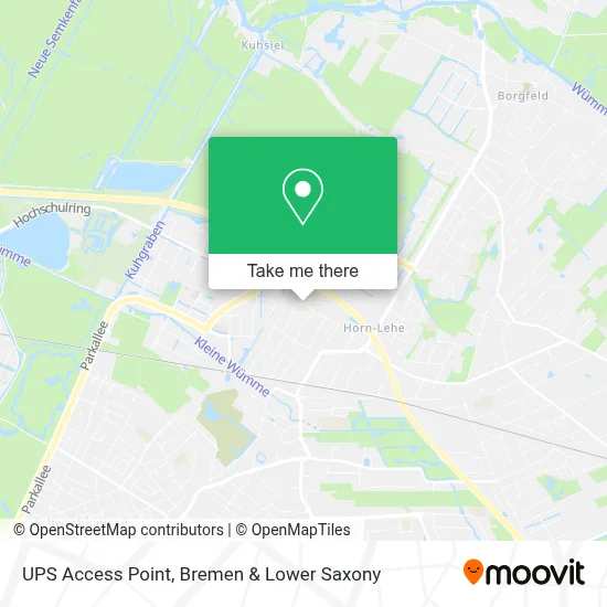 Ups Access Point map
