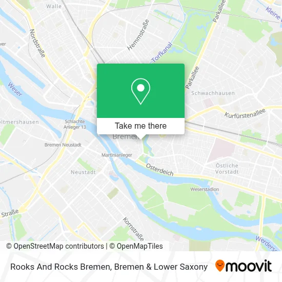 Rooks And Rocks Bremen map