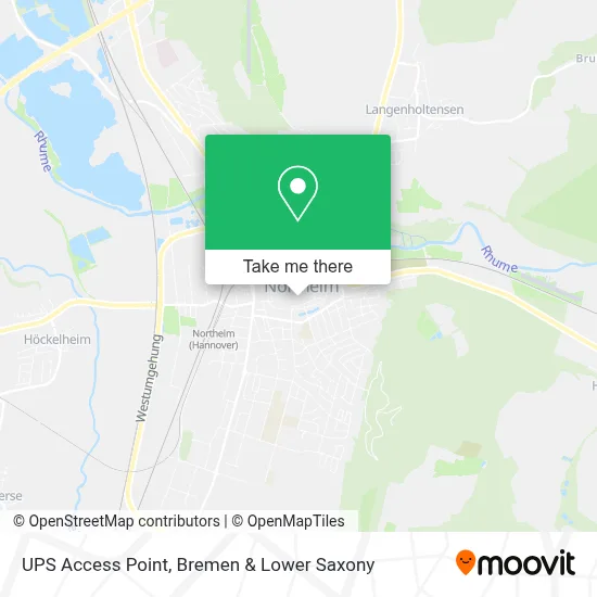 Ups Access Point map
