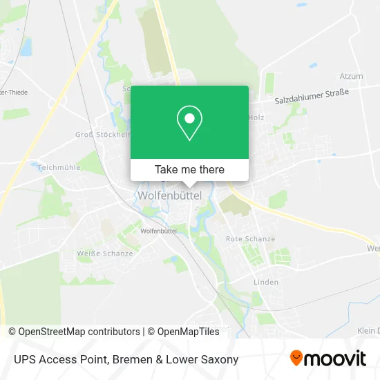 Ups Access Point map