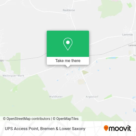 Ups Access Point map