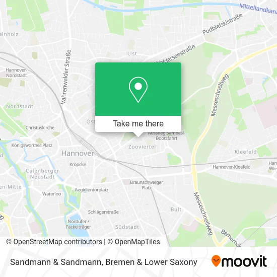 Sandmann & Sandmann map