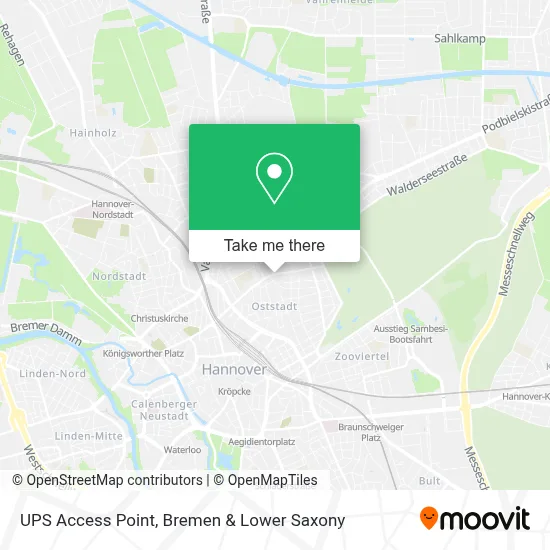 Ups Access Point map
