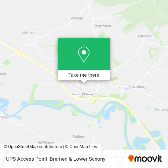 Ups Access Point map