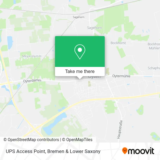 Ups Access Point map