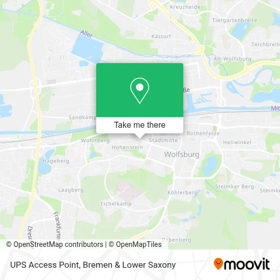 Ups Access Point map