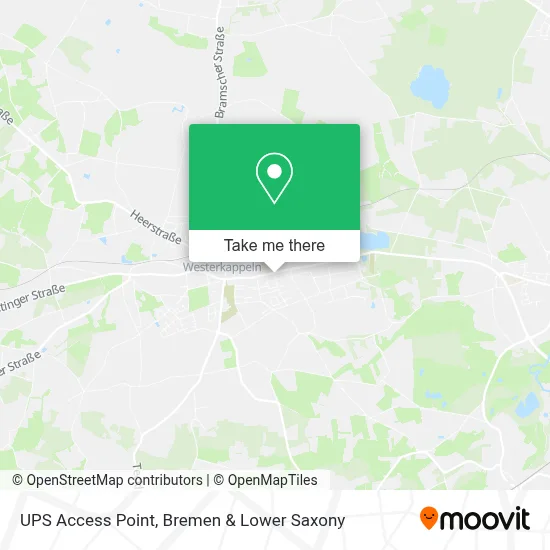 Ups Access Point map