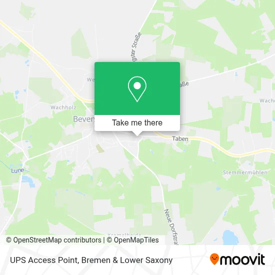 Ups Access Point map