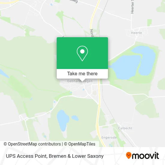 Ups Access Point map