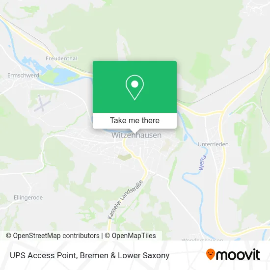 Ups Access Point map