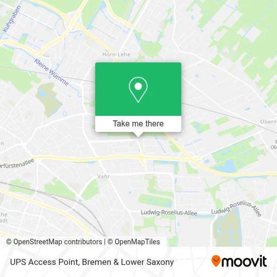 Ups Access Point map