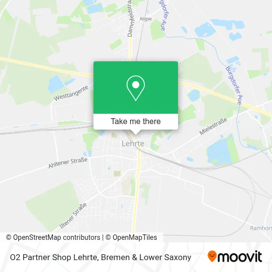 O2 Partner Shop Lehrte map