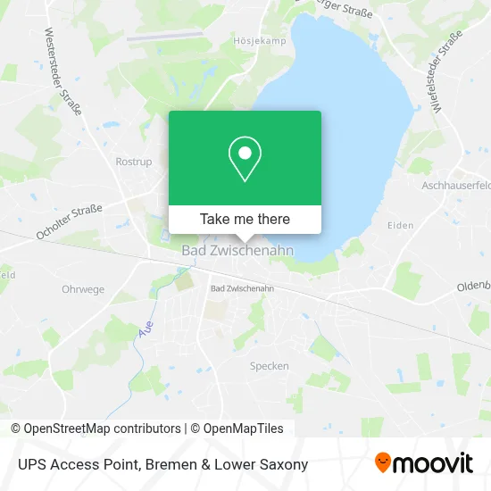 Ups Access Point map