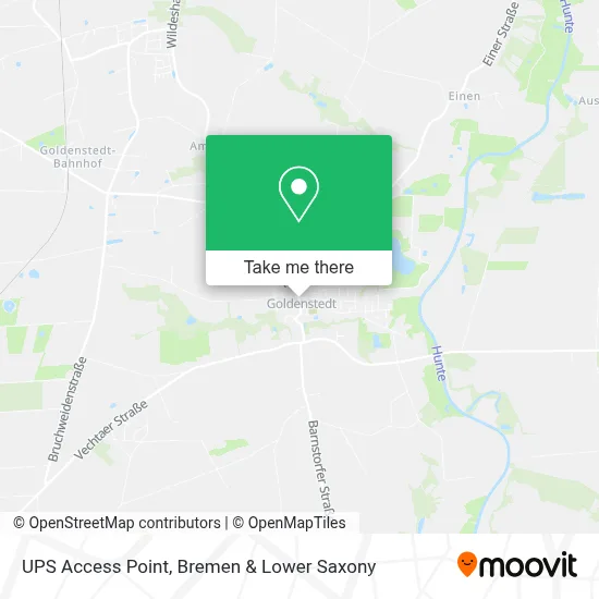 Ups Access Point map