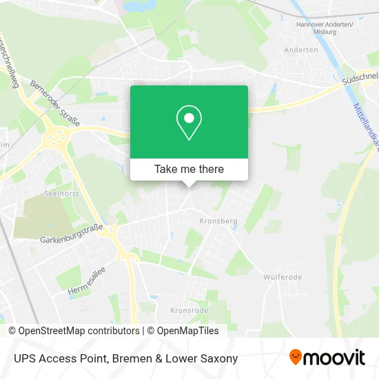 Ups Access Point map
