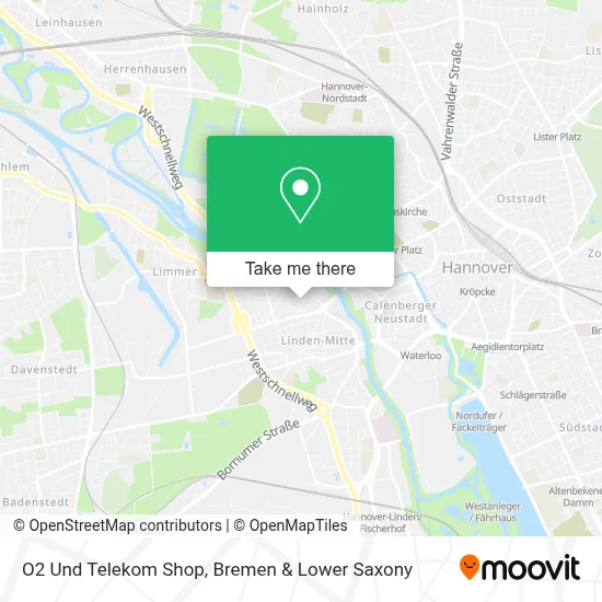 O2 Und Telekom Shop map