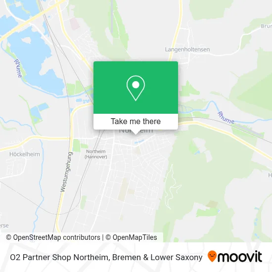 O2 Partner Shop Northeim map