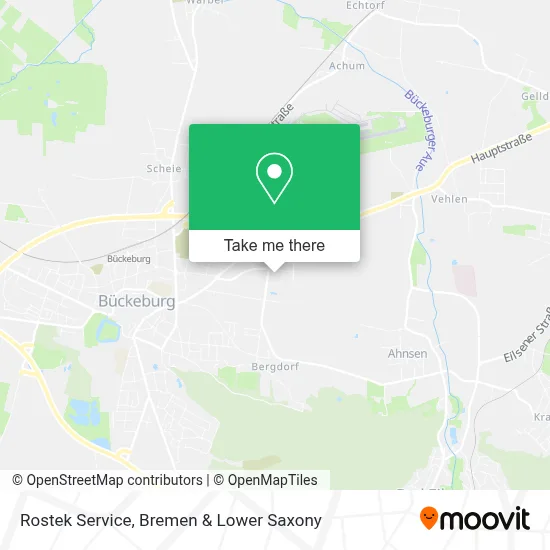 Rostek Service map