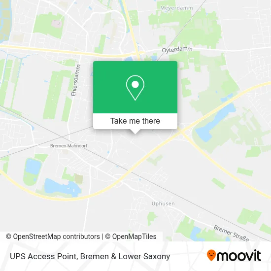 Ups Access Point map