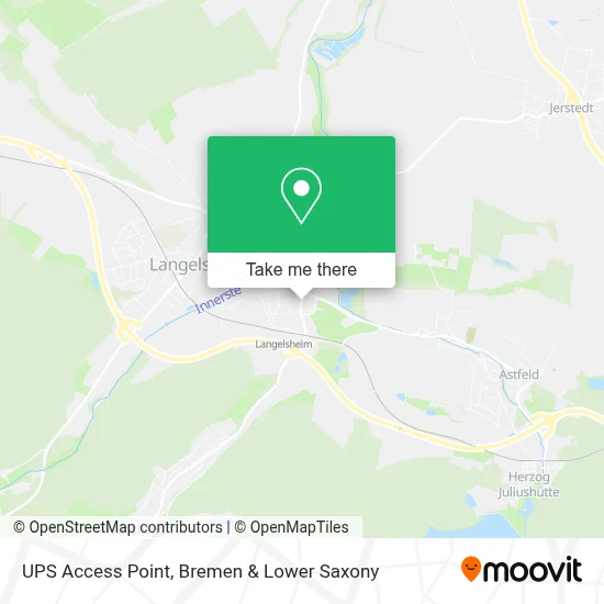 Ups Access Point map