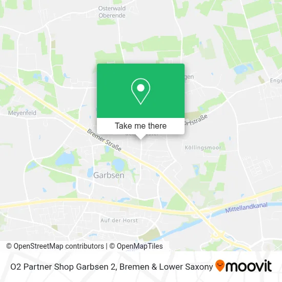 O2 Partner Shop Garbsen 2 map