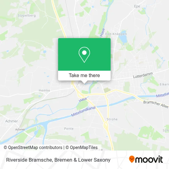Riverside Bramsche map