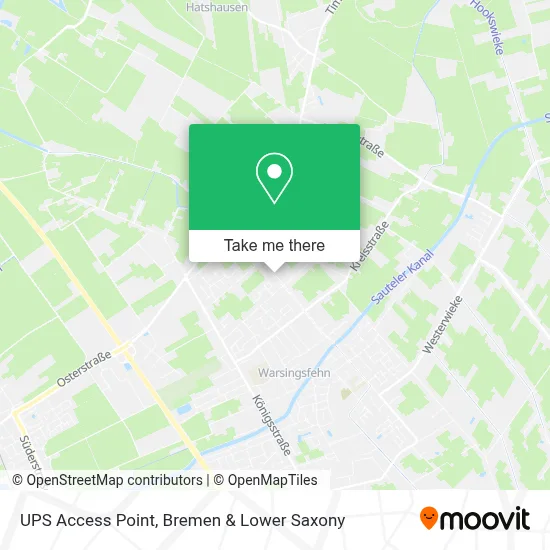 Ups Access Point map