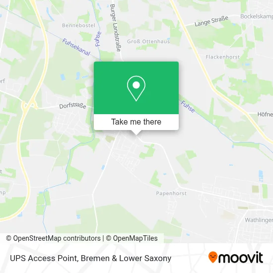 Ups Access Point map